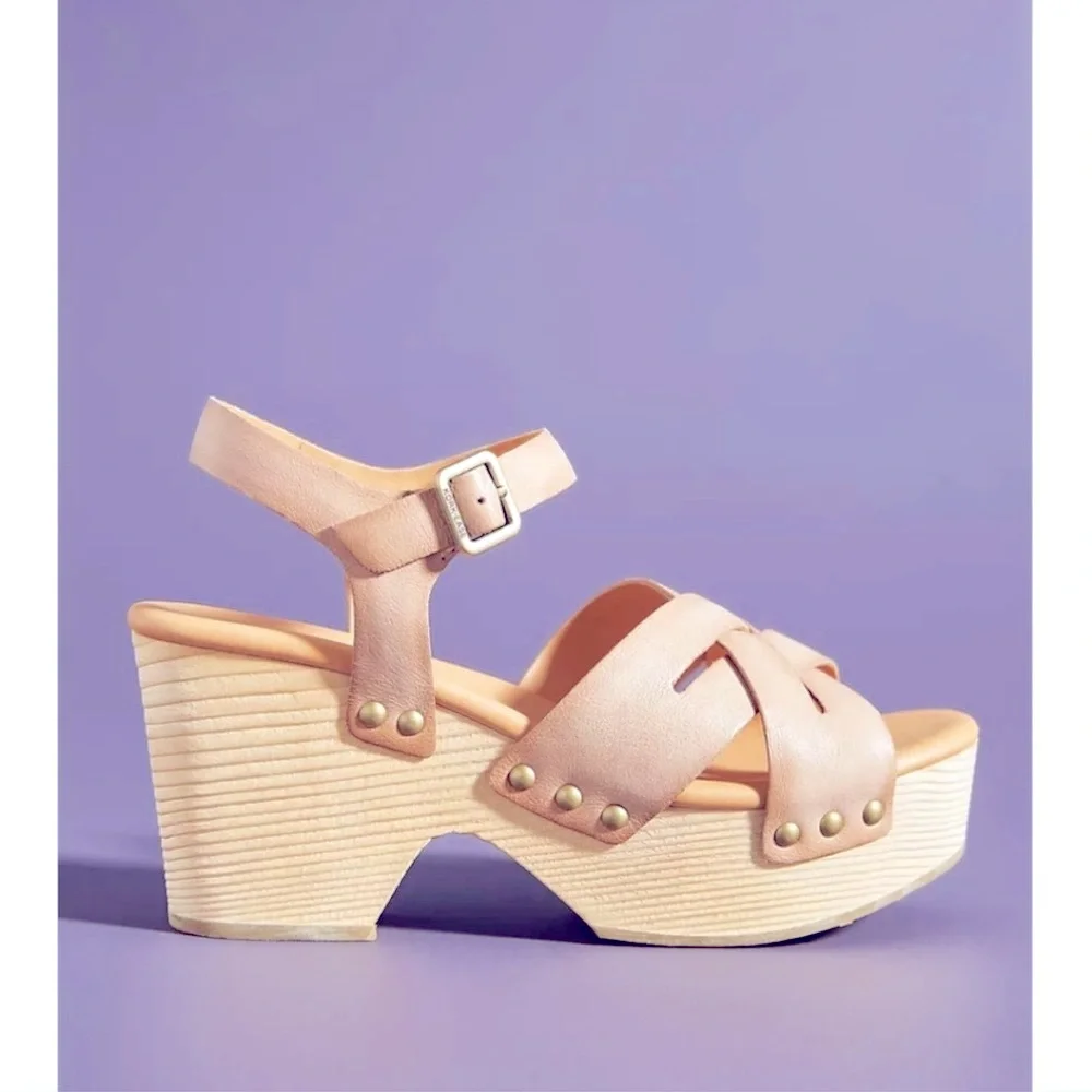 Kork-Ease Anthropologie Wausau ~Platform Sandals Anthropologie Size 10